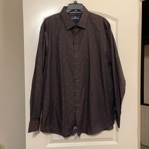 Brand New Men’s Brown Colored Long sleeve dress shirt